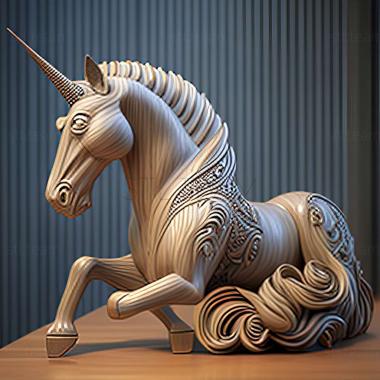 3D model unicorn (STL)